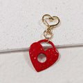 Hammered Open Heart Charms with Gold Tone Heart Clasps view 9