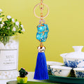 Chinese Pixiu Bead Tassel Keychains in Seven Color Combinations view 9