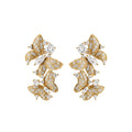 Crystal Butterfly Wrap Earrings in Three Styles Statement Jewelry view 5