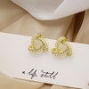 Gold Loop Studs