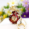 Burgundy Round-Pouch
