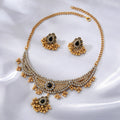 Gold Tone Ornate Necklace and Earring Sets in Ten Designs view 2