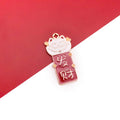 Enamel Colorful Blessing Character and Lion Dance Metal Charms with 46 Listed Options view 12
