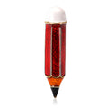 Enamel Pencil Brooch in Metal with Pencil-shaped Enamel Body with Gold-tone Trim view 5