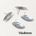Geometric Stud Earring Components in Fourteen Designs view 10