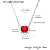 Steel Red Pendant