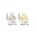 Crystal-Accented And Pearl-Look Gold Silver Ladybug Pearl-look And Alloy Charms in 4 view 2