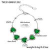 Green Silver Bracelet