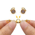 Yellow Magnetic Clasp Metal Charms with 4 Listed Options view 2