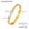 Gold Link Pave