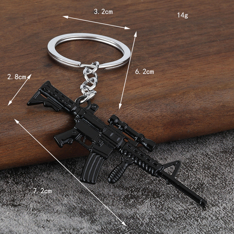 PUBG Game Model Zinc Alloy Keychain Gift Pendant Accessory