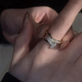 Five Mixed Statement Ring Designs With Pearl Enamel And Crystals view 7