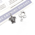 Antique Silver Turtle Metal Charms with 7 Listed Options view 11