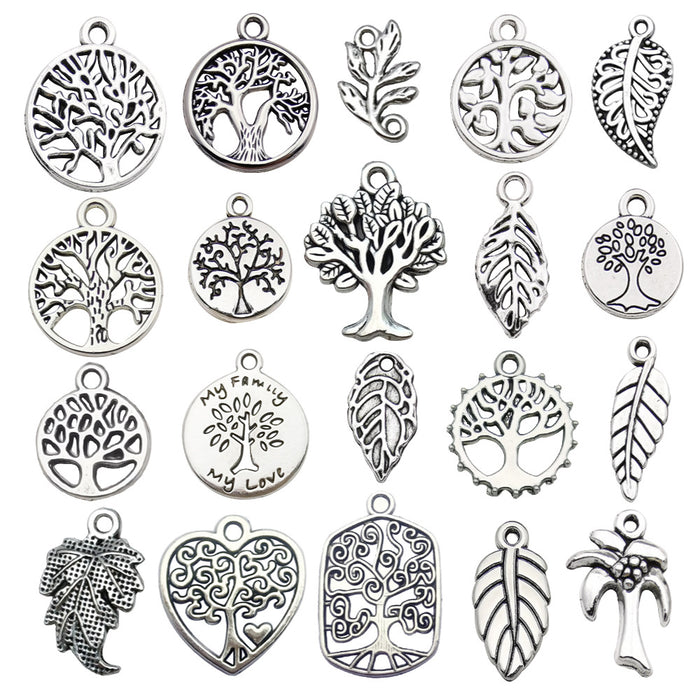Antique Silver Leaf Metal Beads with 25 Listed Options