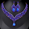Blue Crystal Garland