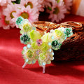 Rose-Covered Butterfly Keychains in Nine Color Combinations view 8