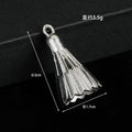 Metal Badminton Racket and Shuttlecock Charms Four Finishes Eight Styles view 4