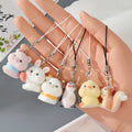 Flocked Resin Animal Phone Strap Charms Lobster 9 Styles view 2
