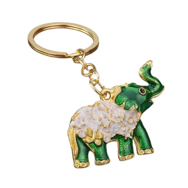 Creative Elephant Zinc Alloy Keychain Bag Charm Gift Accessory