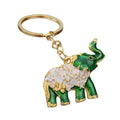 Metal Elephant and Dragon Fang Keychains in Eight Styles view 5