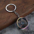 Metal/Alloy Car Wheel Rim Keychain in Three Color Finishes view 4