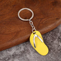 Flip Flop Charm Keychain In Eight Color And Antique Finish Styles view 4