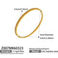 Slim Crystal Hinged Bangle Collection in Gold and Silver Tone view 6