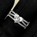 Antique Silver Crescent Moon and Two Stars Pendant Charm view 2