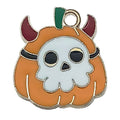 Zinc Alloy Halloween Ghost Skull Bat Grim Reaper charm pendant for DIY bracelet