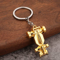 F1 Racing Car Zinc Alloy Keychain Promotional Gift Accessory
