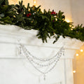 Clear Acrylic Crystal Bead Christmas Garland Swag Decor view 1