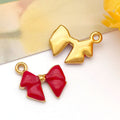 Gold-Tone Bow and Butterfly Metal Charms with 16 Listed Options view 7