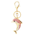 Crown Dolphin Keychains in Three Colors with Fortune Braided and Plain Loops view 5