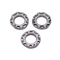 Hammered Round Ring Metal Spacer Bead Metal Jewelry Making Component view 4