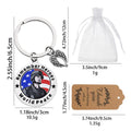 Remember Heroes World Peace Soldier Disc Keychain Wing Charm view 2