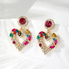 Magenta Stud Heart