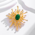 Spider Openwork Crystal Metal Brooch Pin for Jackets and Lapels view 4