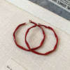 Large Red Hoops