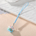 Lucky Cat Bell Phone Charms Alloy Maneki-Neko Multicolor Cord Straps 12 Styles view 12