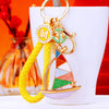 Yellow-Fortune Gold-Sailboat