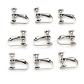Adjustable U Shaped Screw Back Earring Clips in Two Styles view 3