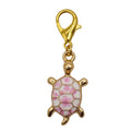 Printed Turtle Keychain Gold Lobster Clasp Sixteen Designs view 7
