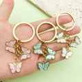 Butterfly Charm Keychains in 35 Pictured Variations for Bags and Keys view 3