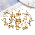 Stainless Steel Gold-Tone Bow and Butterfly Metal Charms with 10 Listed Options view 4