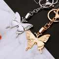 Full Crystal Butterfly Keychains in Gold and Silver Tone Finishes view 4