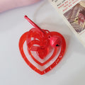 Translucent Nested Heart Bell Charms in Five Bright Colors view 7