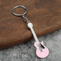 Metal Electric Guitar Keychain in Six Color Options view 8