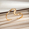 Gold Wave Cuff