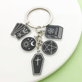 Halloween Charm Keychains Featuring Spider Web Across 10 Pictured Variations view 3
