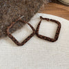 Brown Flocked Diamond